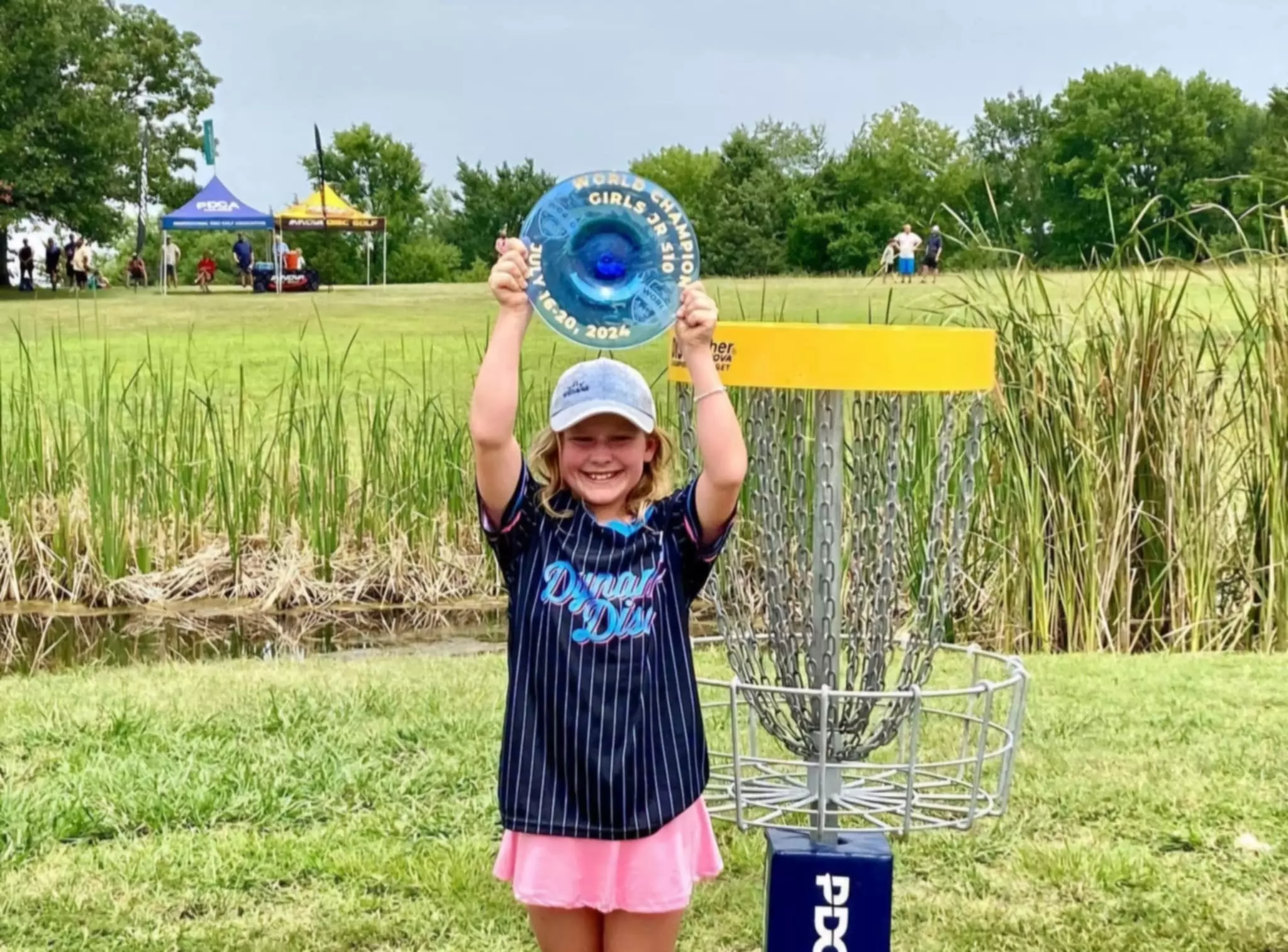 9-year-old Christchurch resident claims title of World Champion at Disc Golf World Championships