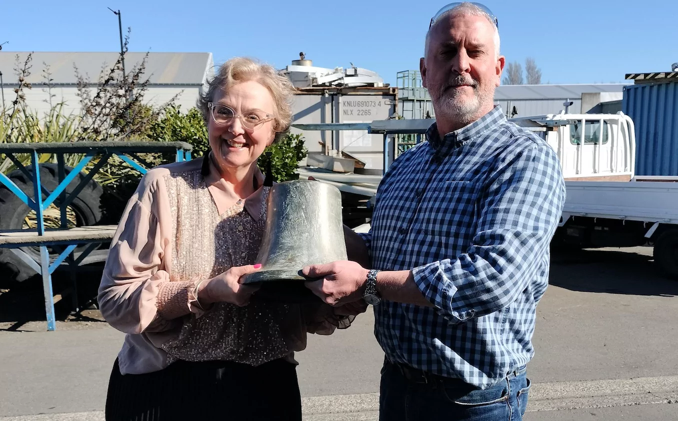 “We got our bell back” Addington School bell returns to rightful place