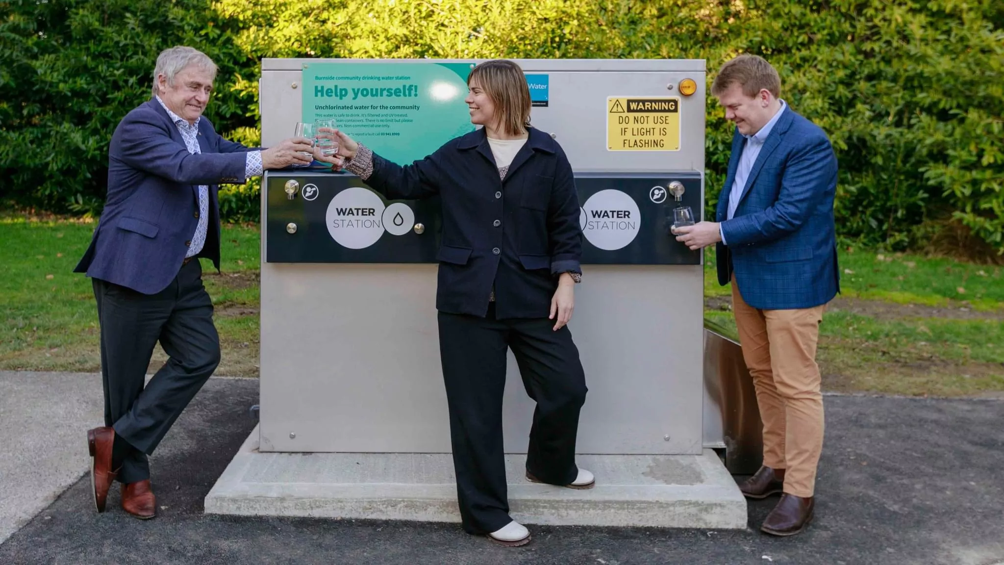 Chlorine-free water returns to two Christchurch community taps