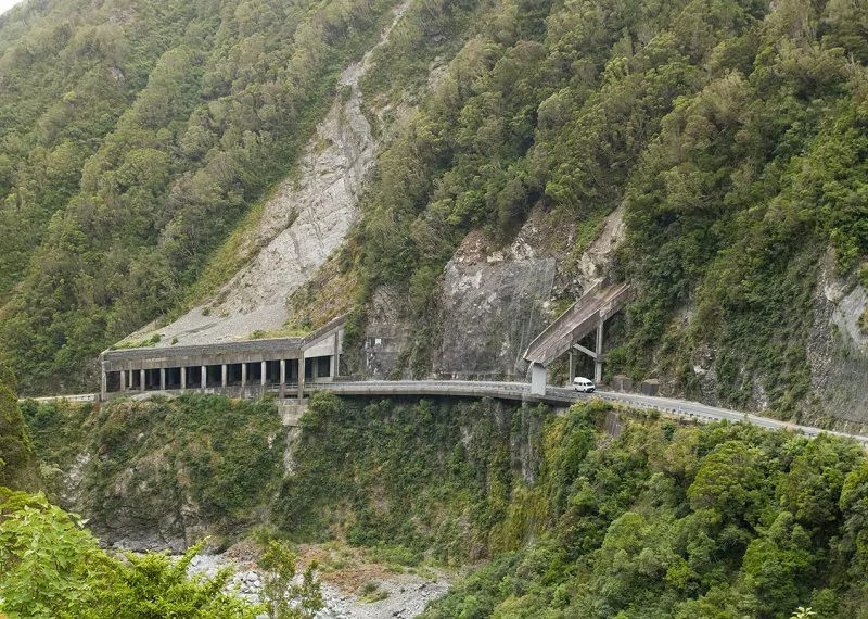 Rock Shelter in the Otira Gorge