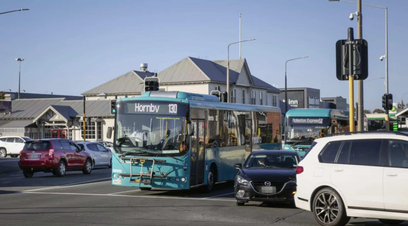 Roadworks in Upper Riccarton: New speed bumps, pedestrian crossing, and cycleways