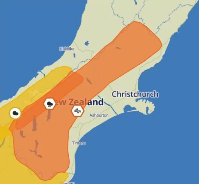 Strong wind warnings for Canterbury high country