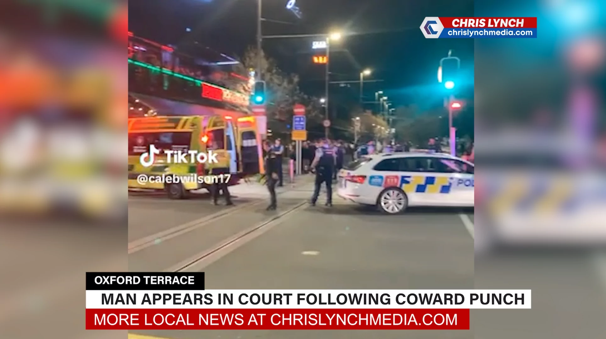 Man in court after a coward punch incident on Christchurch’s Oxford Tce