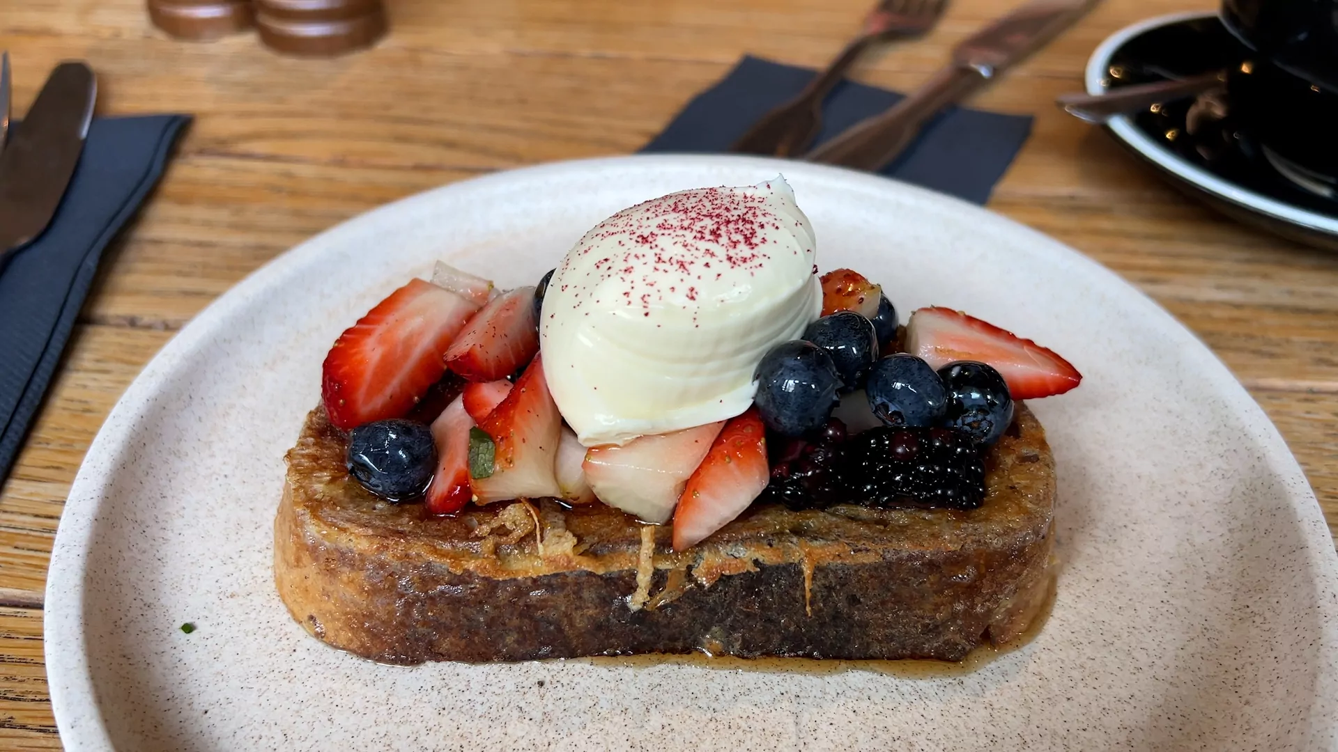 Outstanding breakfast at Ovolo Hotel / Photo: Chris Lynch