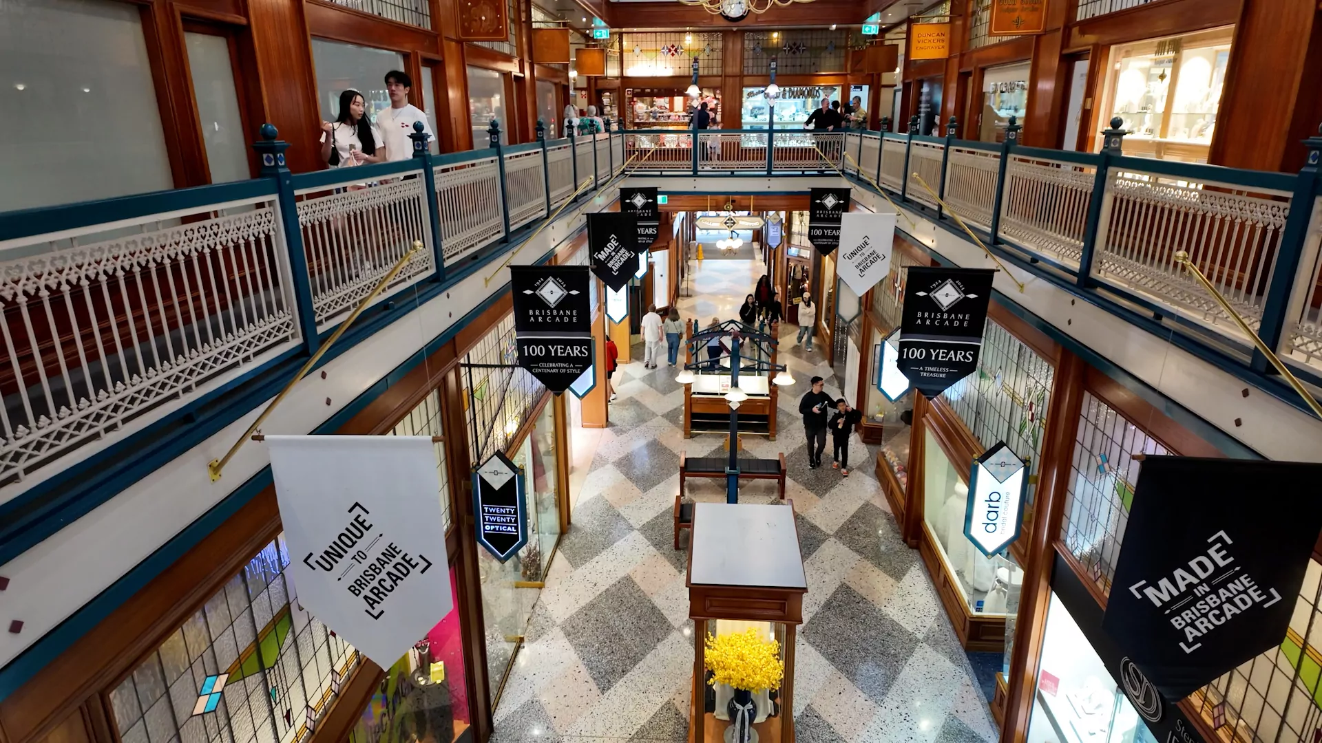 Brisbane Arcade is a heritage-listed shopping arcade at 160 Queen Street / Photo: Chris Lynch Media