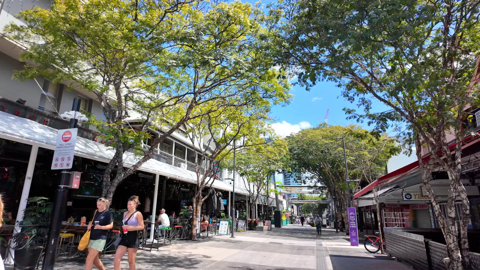 Brunswick Street mall in Fortitude Valley / Photo: Chris Lynch Media