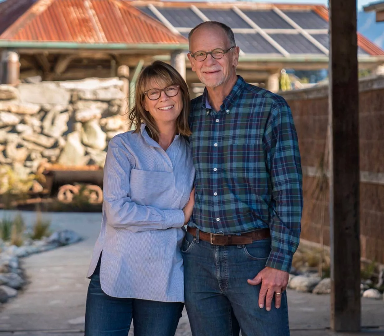 Paul and Debbi Brainerd of The Headwaters Eco Lodge in Glenorchy