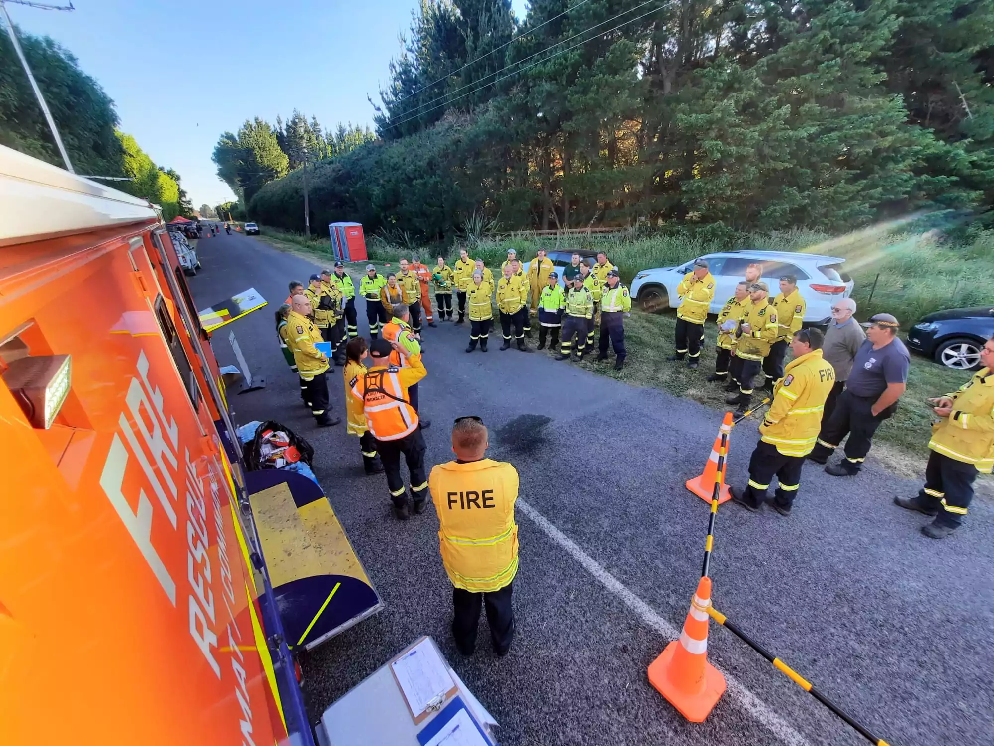 Fire crews hold containment lines at West Melton and Kirwee fire