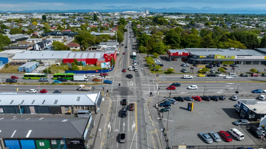 Major changes for a busy Christchurch intersection