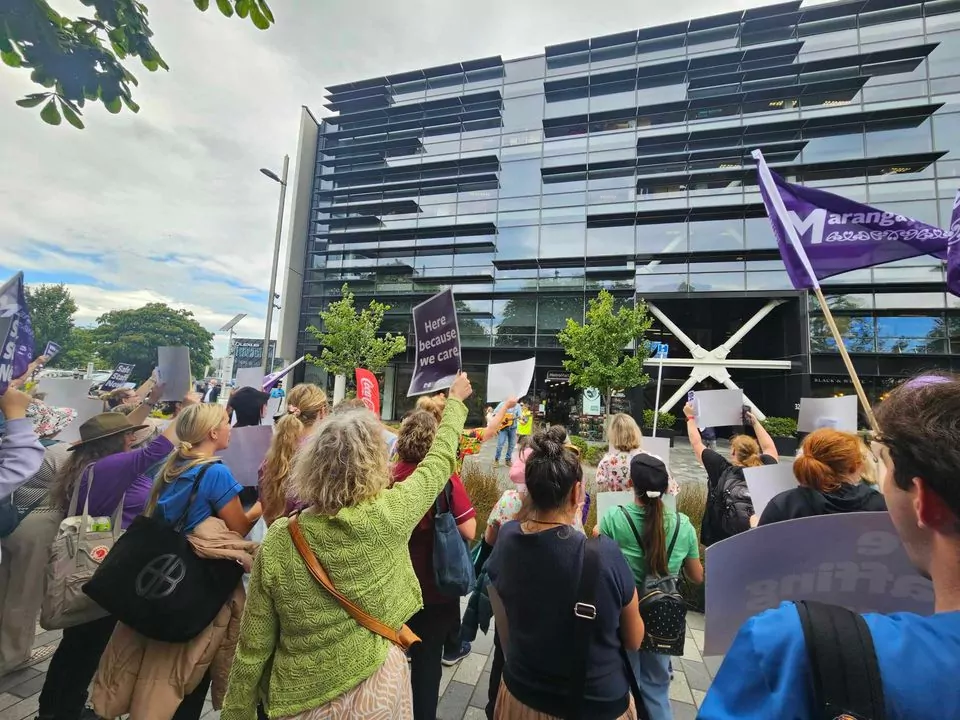 Hundreds of Christchurch nurses strike as part of nationwide action