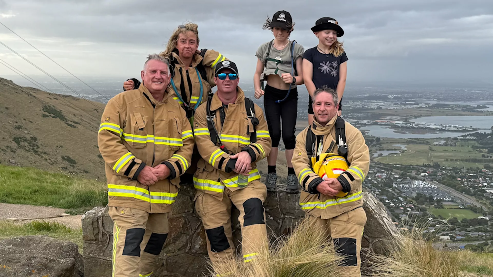 Watch: New Brighton volunteer firefighters intensive training for charity