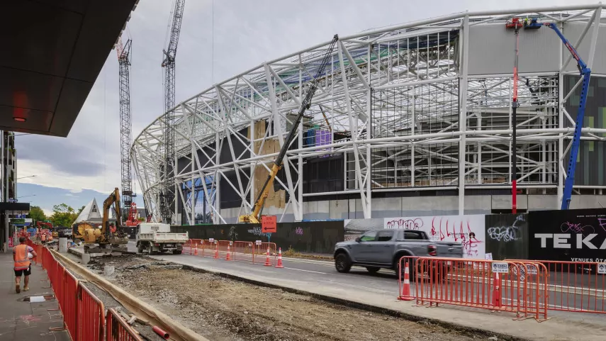 Final phase of street upgrades around One NZ Stadium set to finish ahead of schedule