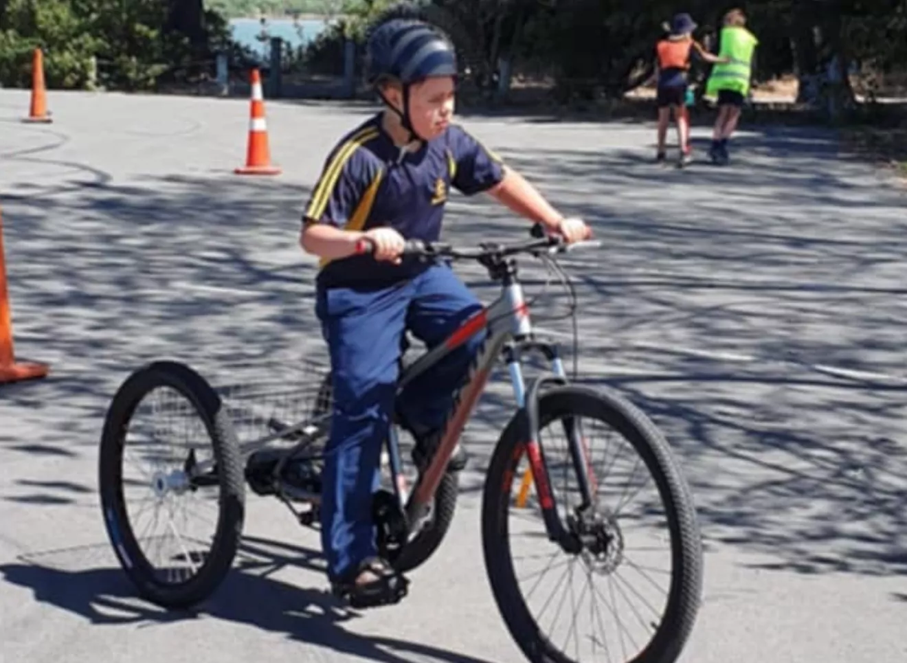 Christchurch teen reunited with stolen tricycle after outpouring of community support