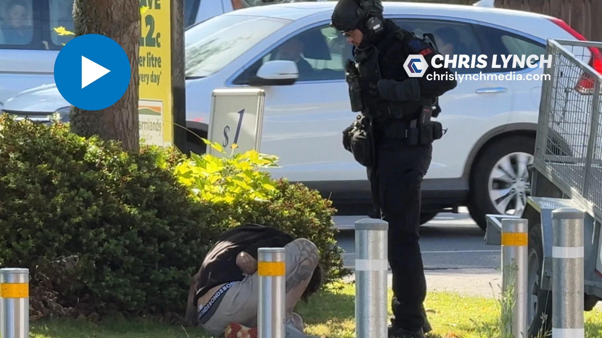 ▶️ Watch the moment AOS police arrest man near major police operation in Richmond Christchurch